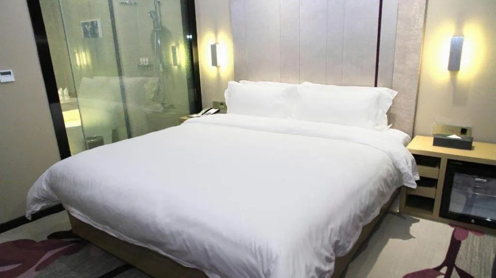 Bed in Lavande Hotels·Qingyuan Jinbiwan