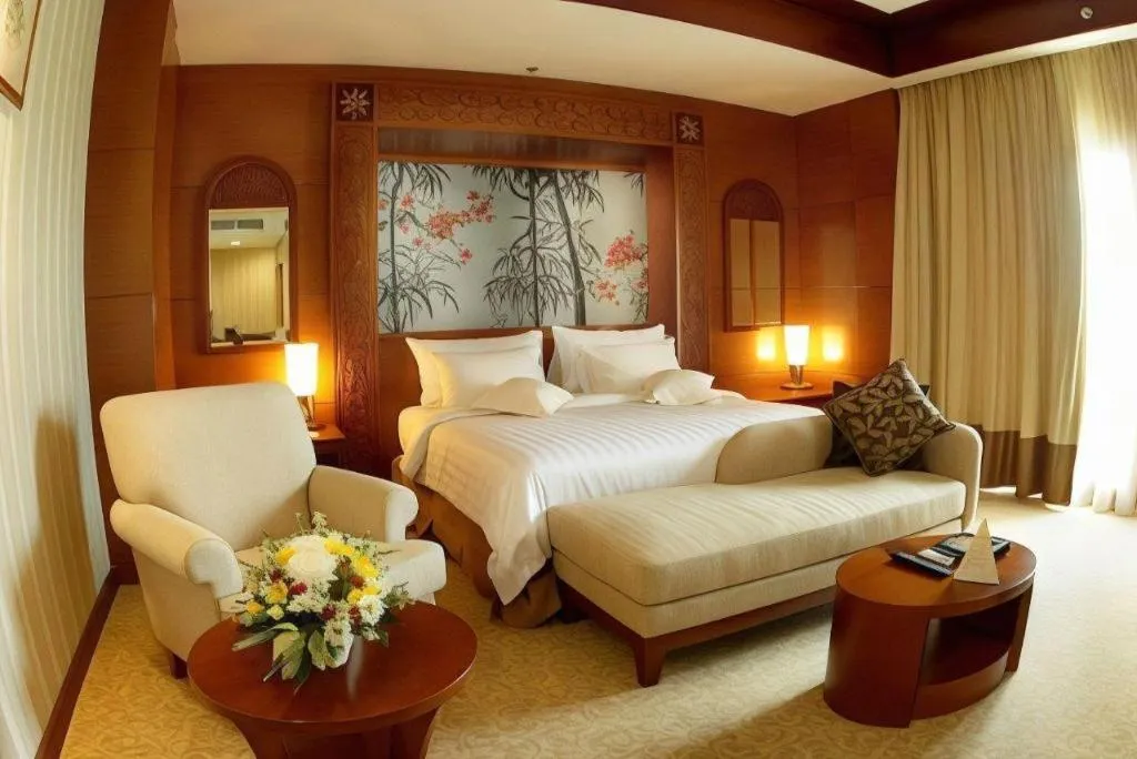 Bed in Labersa Grand Hotel &Convention Center