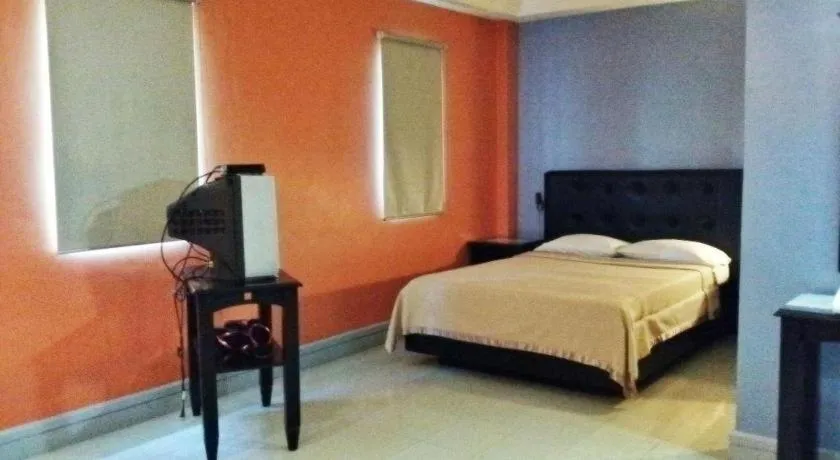 Bed in Jardin de Rosal Hotel