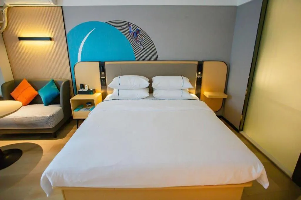 Bed in City Comfort Inn Wuhan Jiangxia