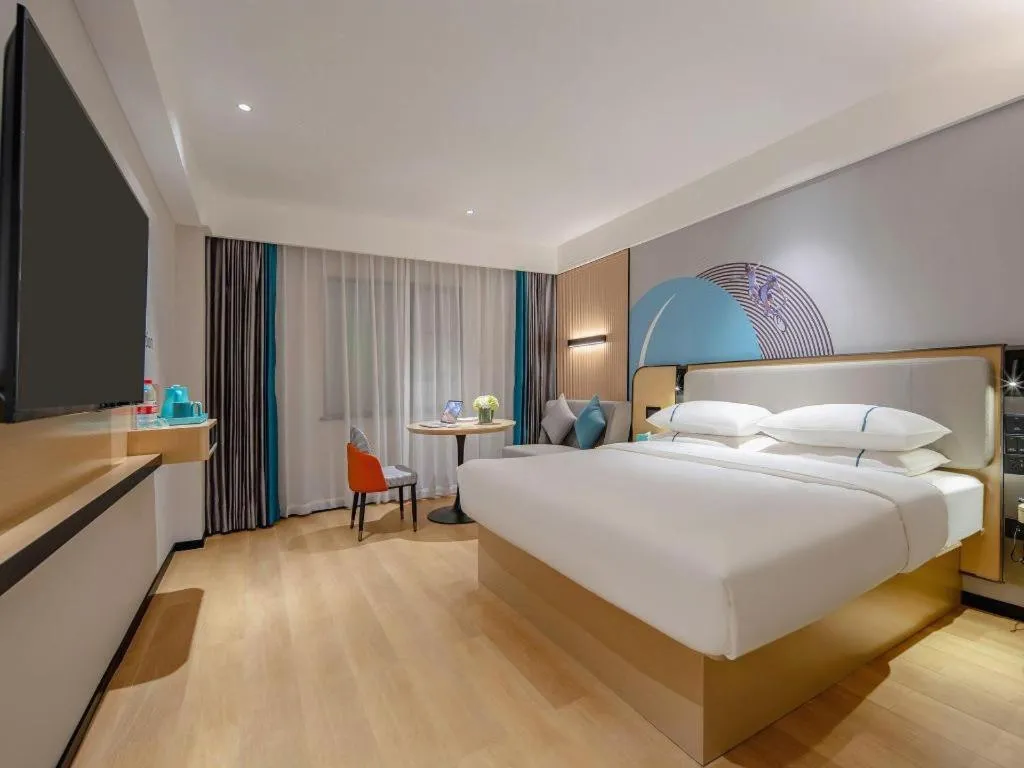 Bed in City Comfort Inn Wuhan Jiangxia