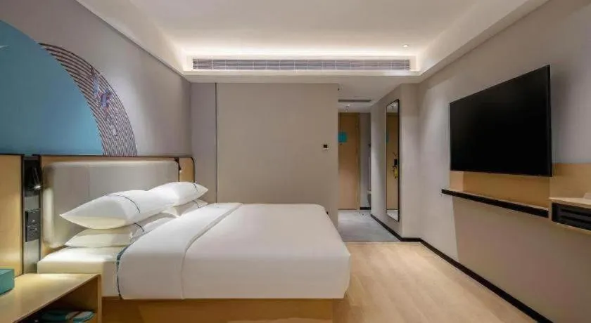 Bed in City Comfort Inn Wuhan Jiangxia