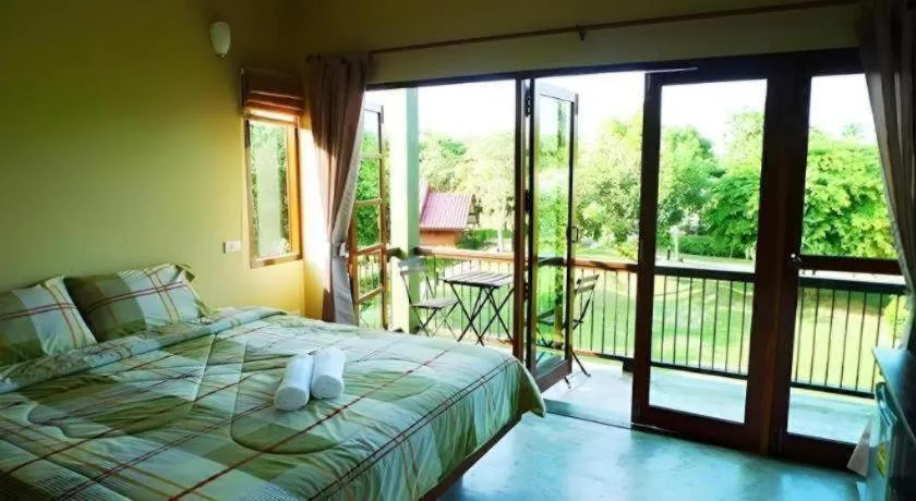 Bed in Doembang Villa