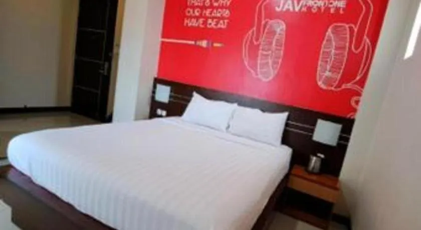Bed in Hotel JAV Front One