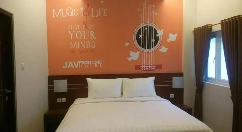 Bed in Hotel JAV Front One