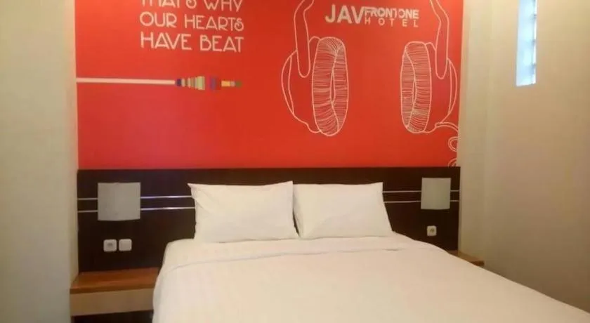 Bed in Hotel JAV Front One