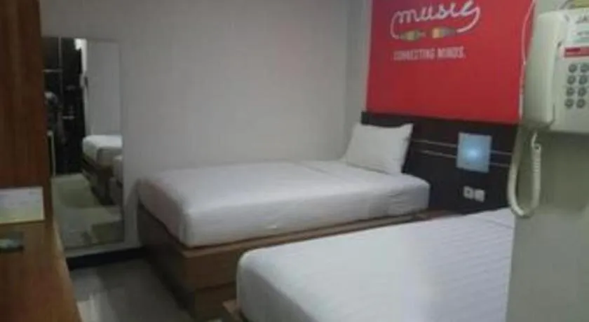 Bed in Hotel JAV Front One