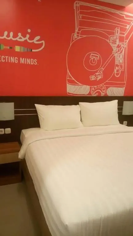 Bed in Hotel JAV Front One