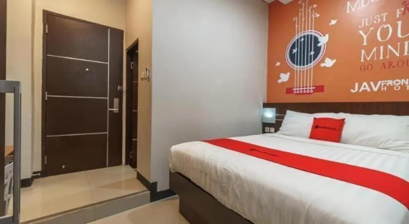 Bed in Hotel JAV Front One