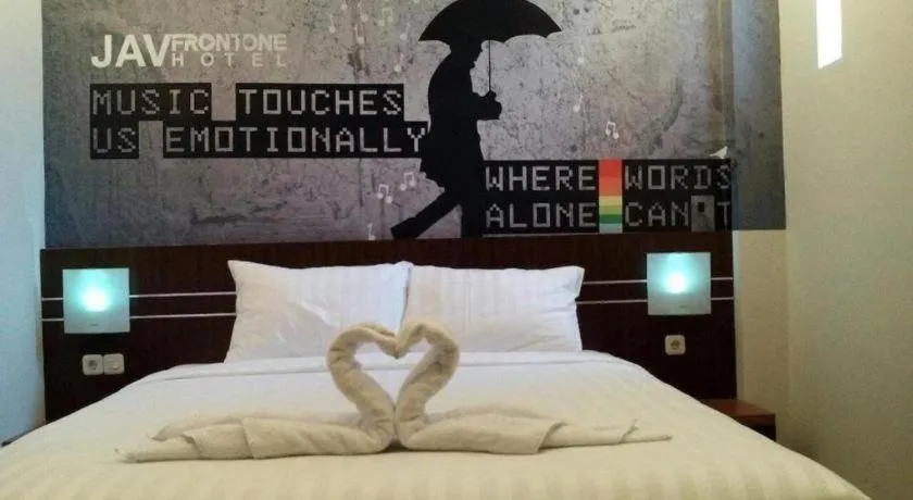 Bed in Hotel JAV Front One