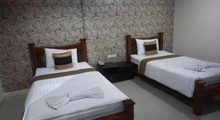 Bed in The Park Nangrong Resort