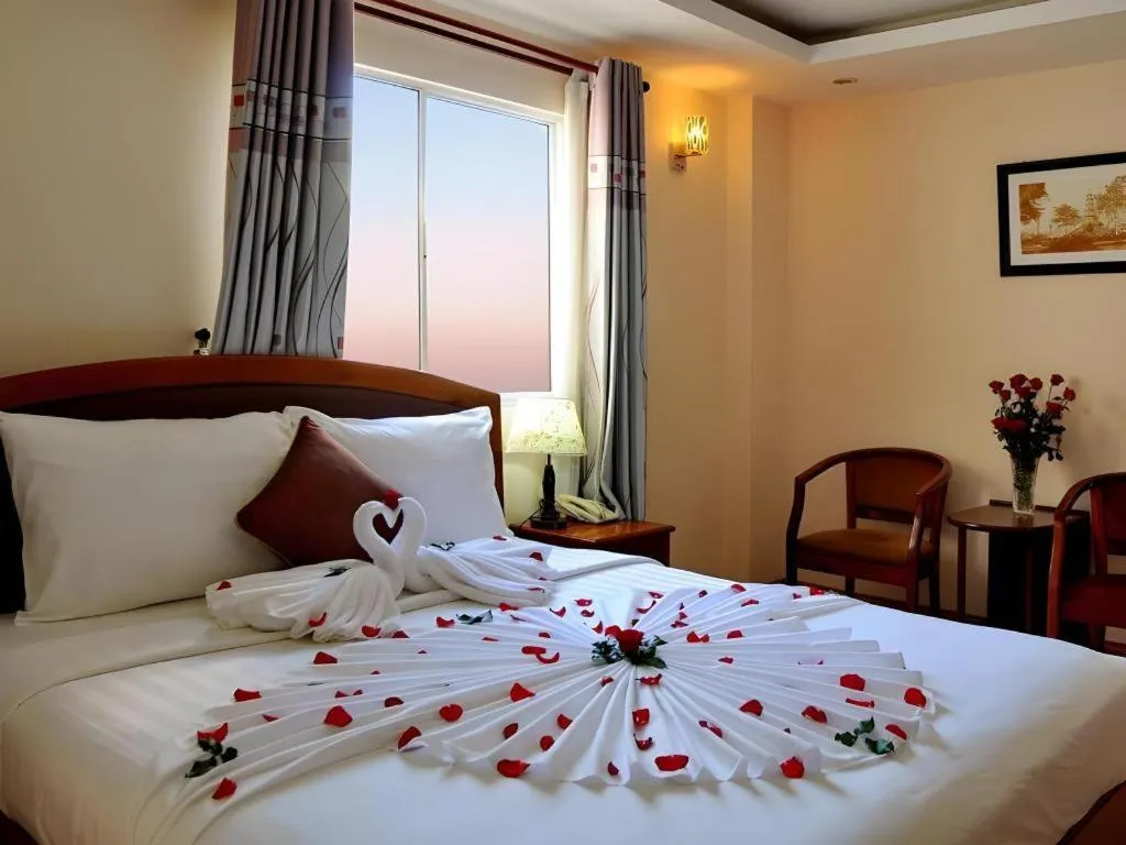 Bed in Begonia Nha Trang Hotel
