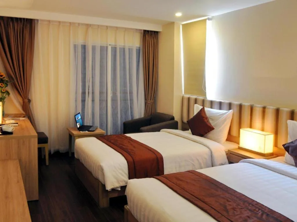 Bed in Begonia Nha Trang Hotel