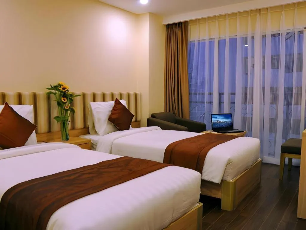 Bed in Begonia Nha Trang Hotel