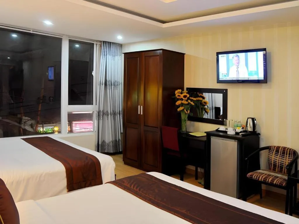 Bed in Begonia Nha Trang Hotel