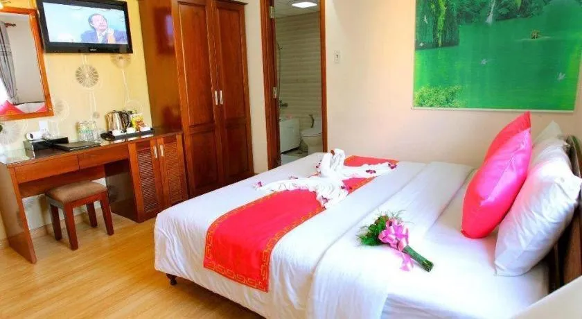 Bed in Begonia Nha Trang Hotel