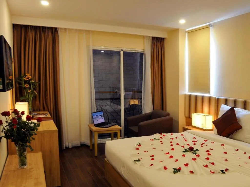 Bed in Begonia Nha Trang Hotel