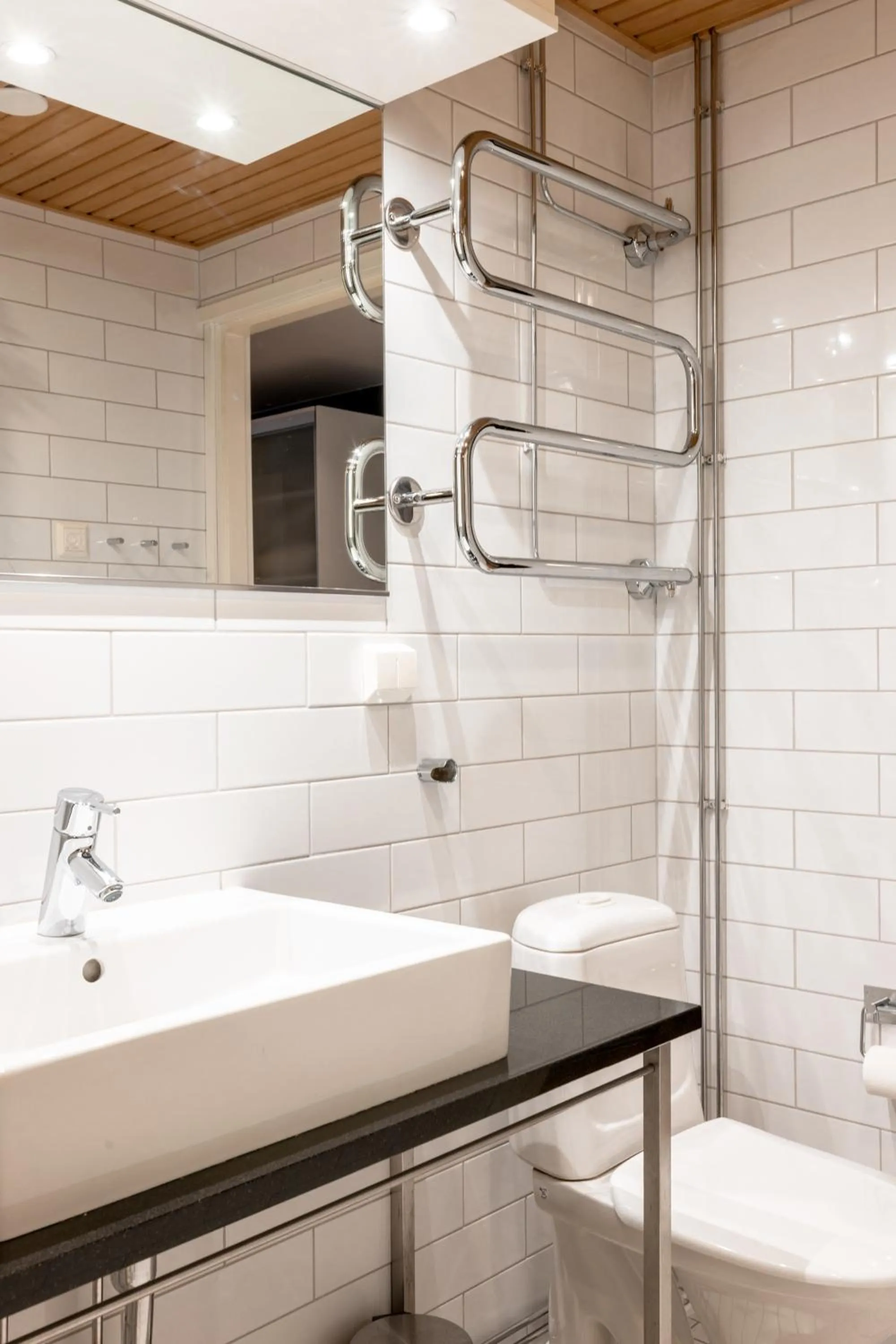 Shower in 2ndhomes Kamppi Center Apartment with Balcony & Sauna