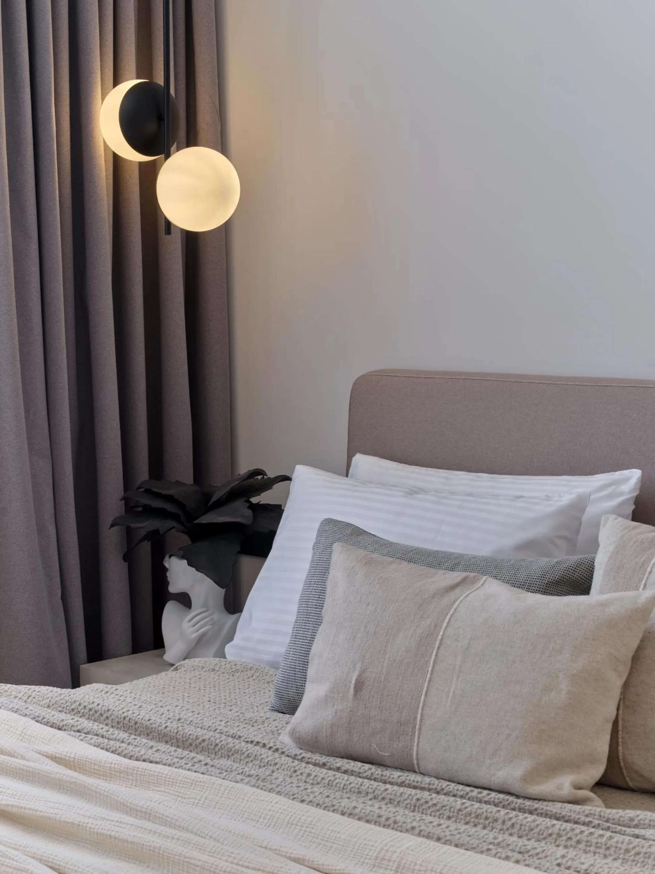 Bed in Haya Athens Loftie Suites