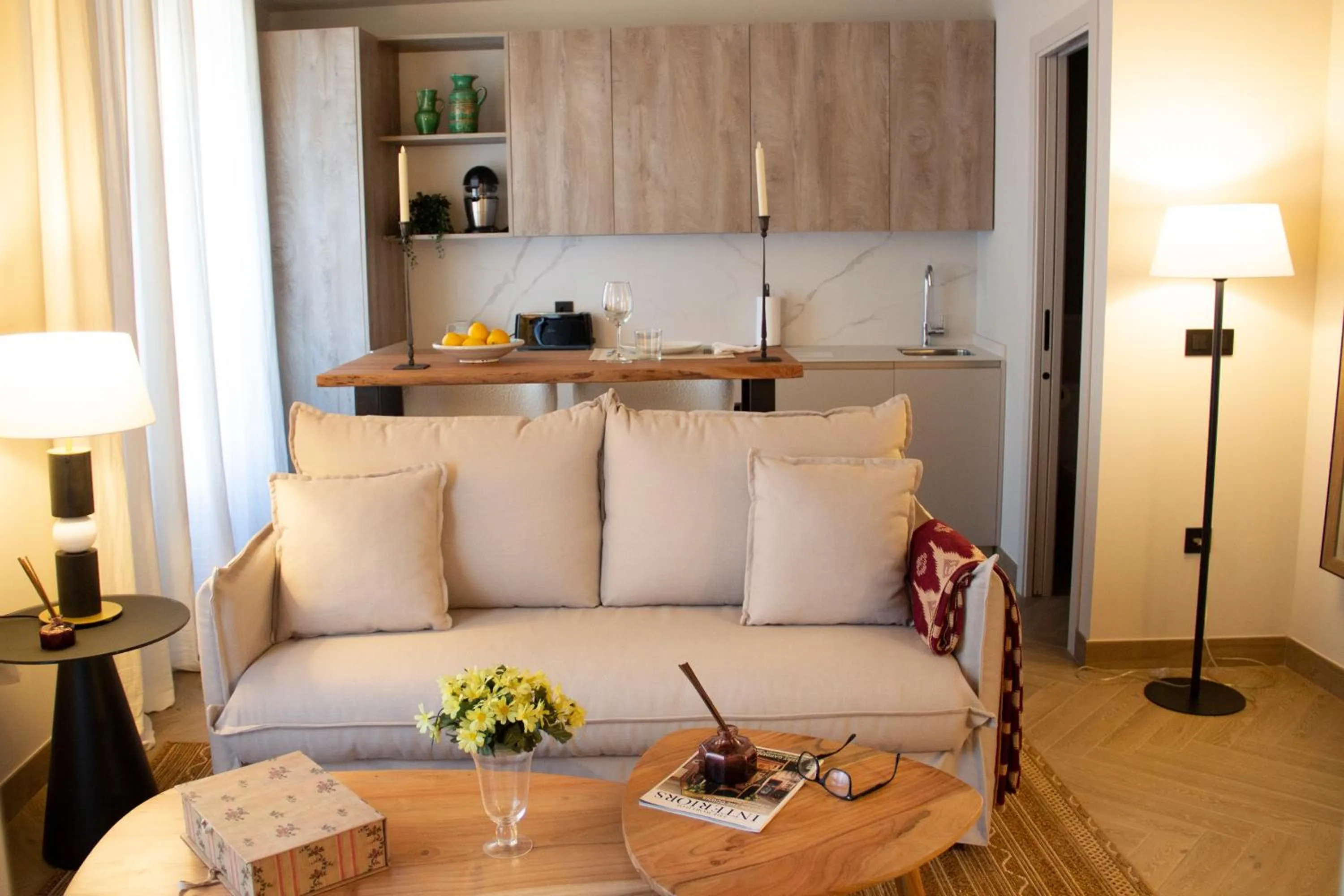 Kitchen or kitchenette in Puerta de la Ribera Suites