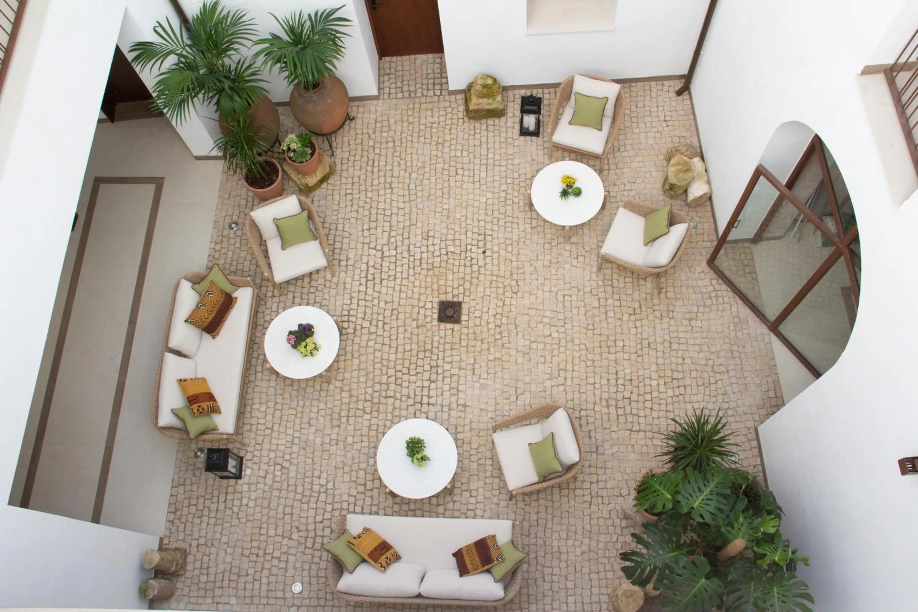 Patio in Puerta de la Ribera Suites