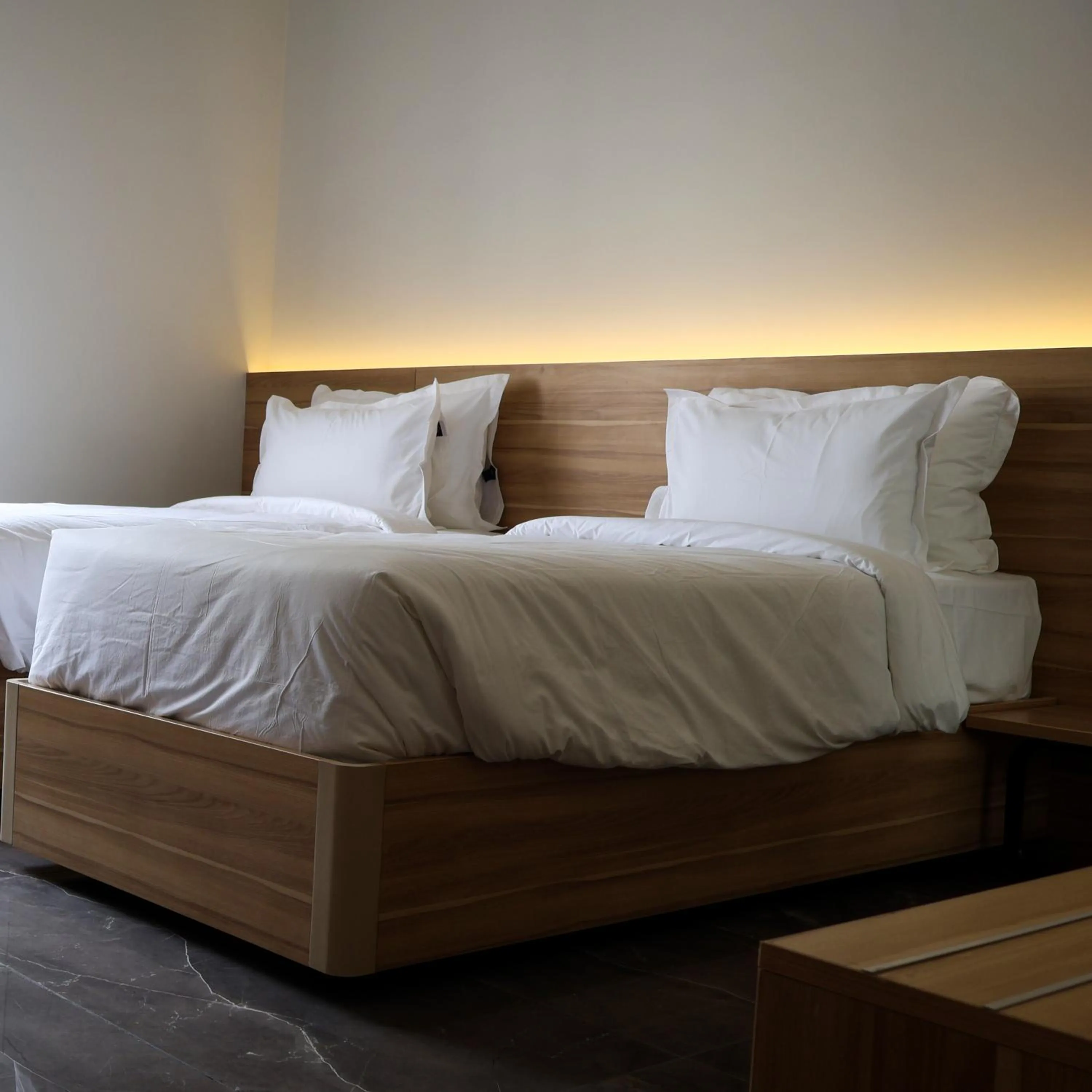 Bed in Akoya Business Hotel Hyderabad Airpot