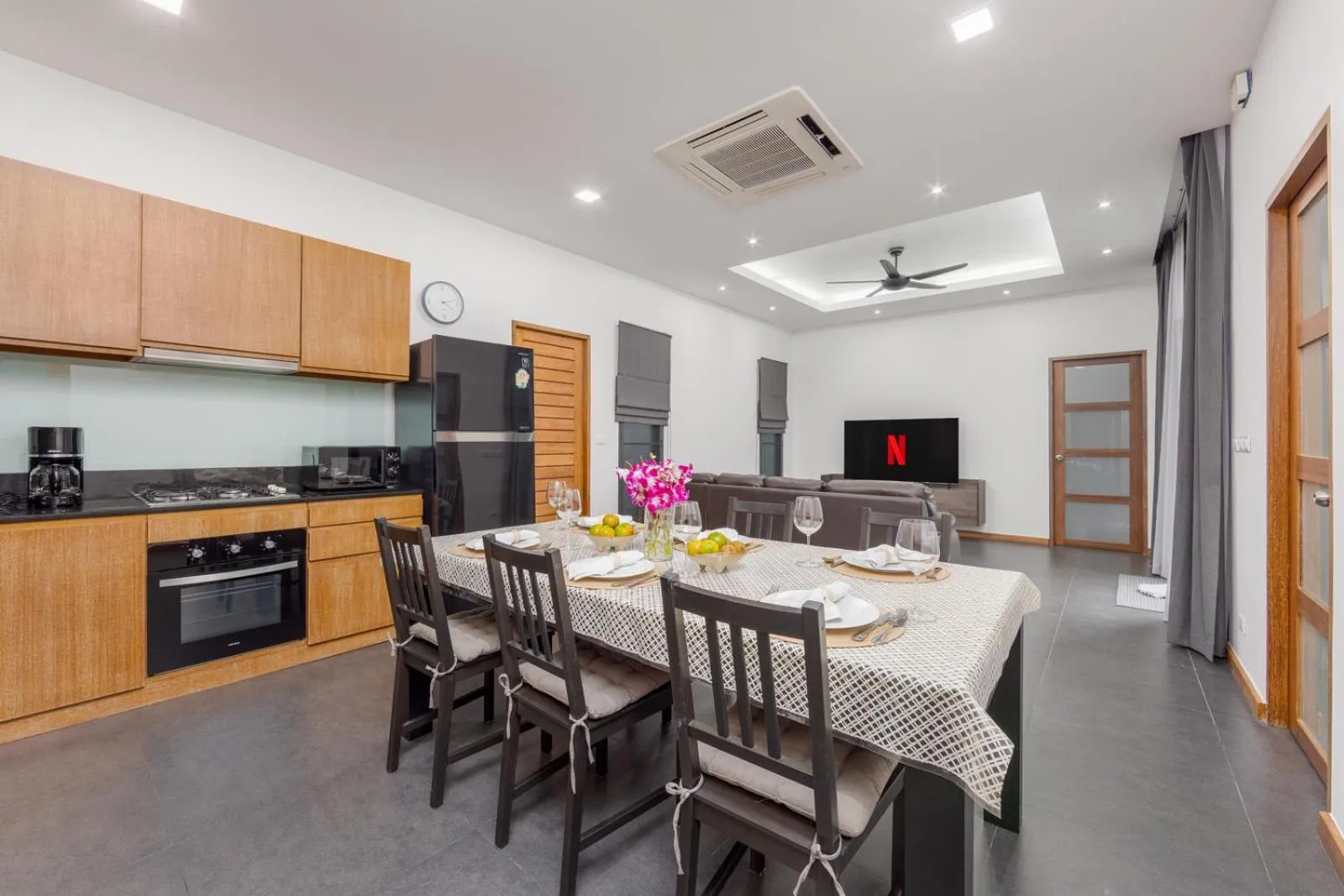 Dining area in Saiyuan Estate by TropicLook
