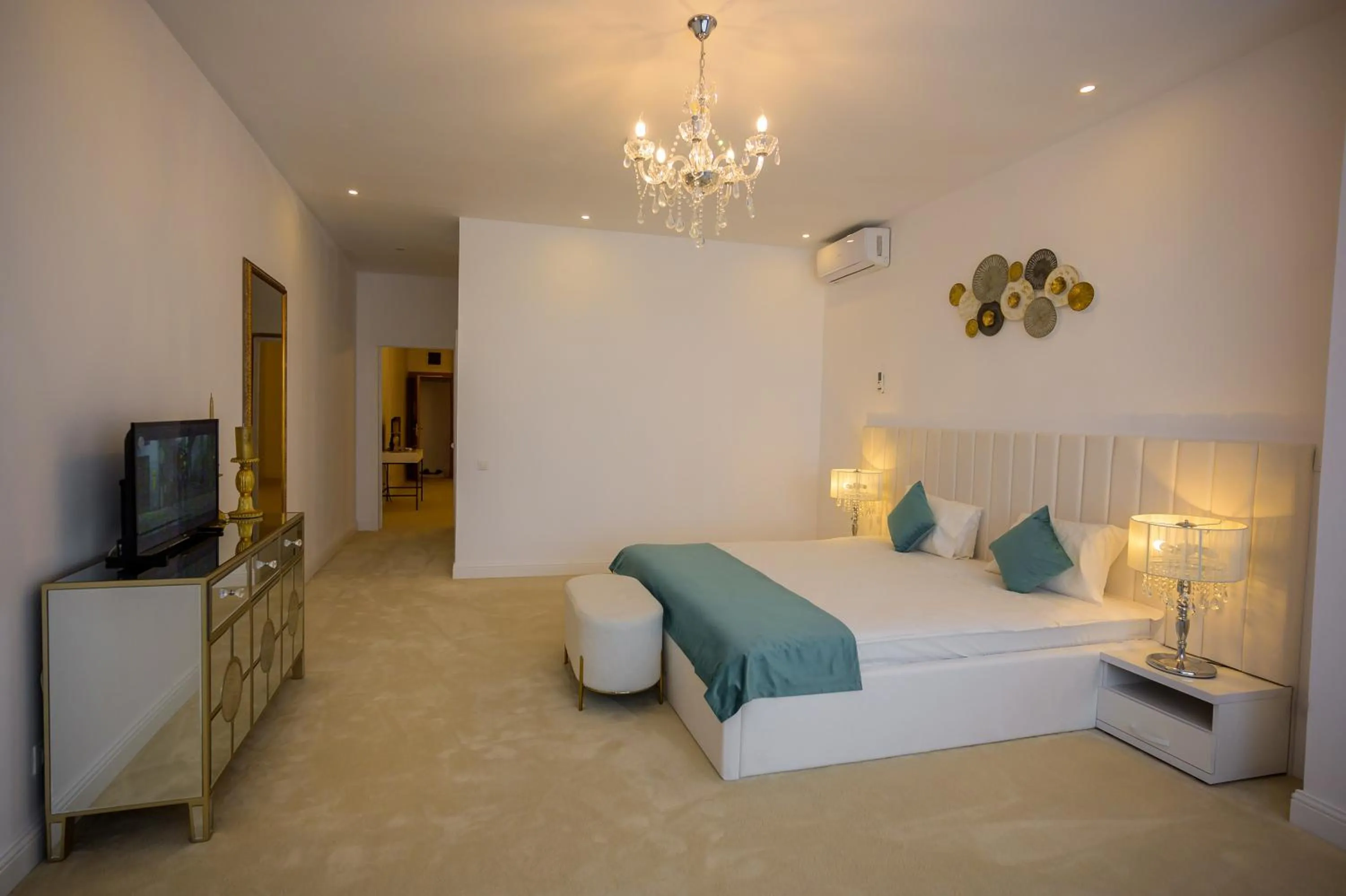 Bed in Hotel Queen Vera