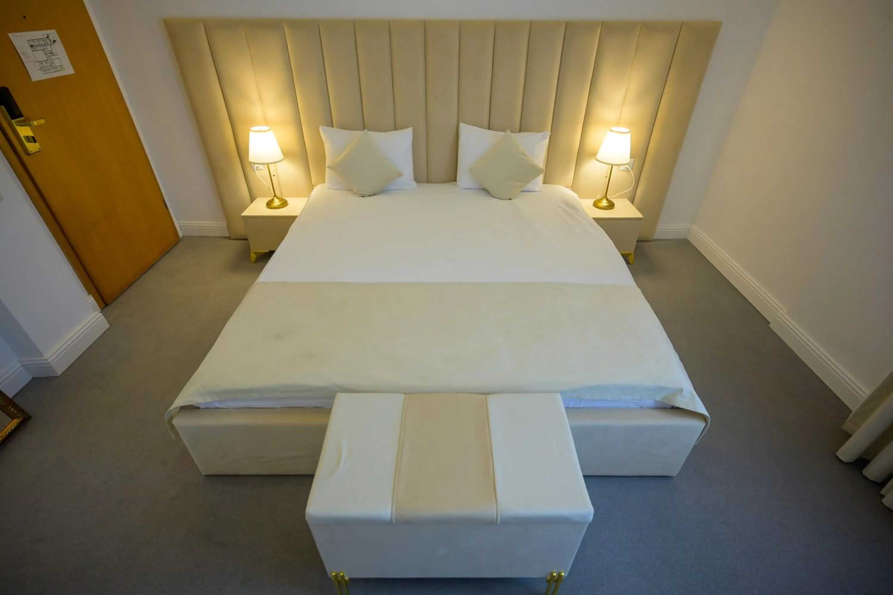 Bed in Hotel Queen Vera