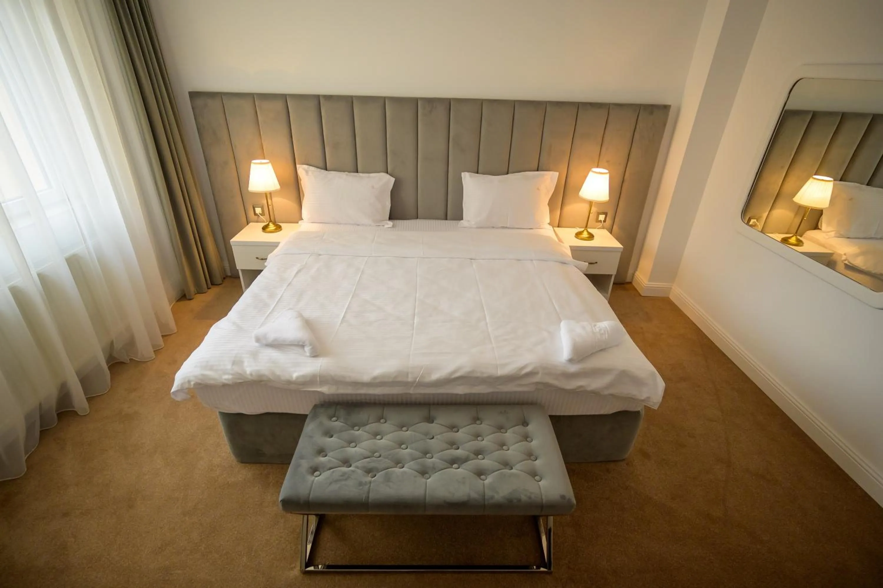 Bed in Hotel Queen Vera