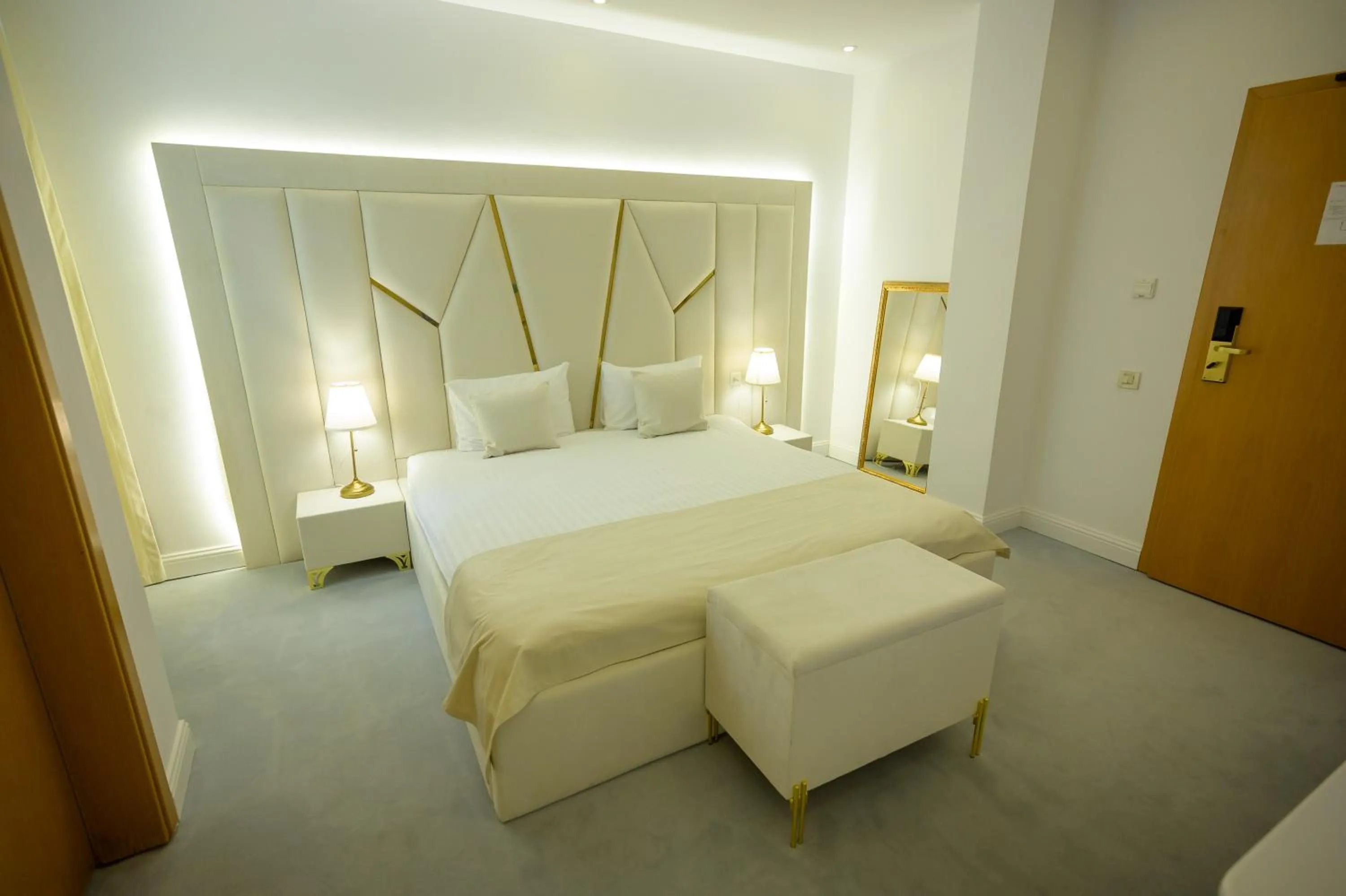 Bed in Hotel Queen Vera