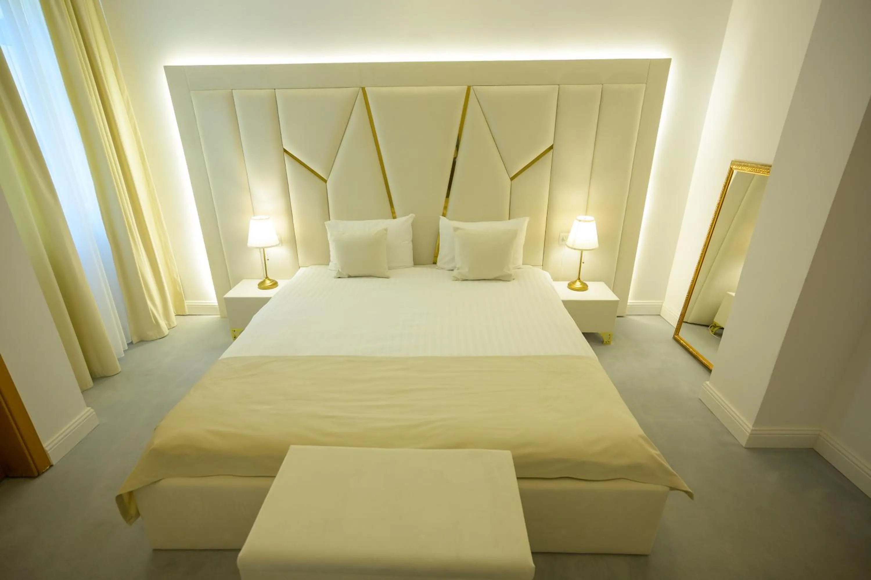 Bed in Hotel Queen Vera