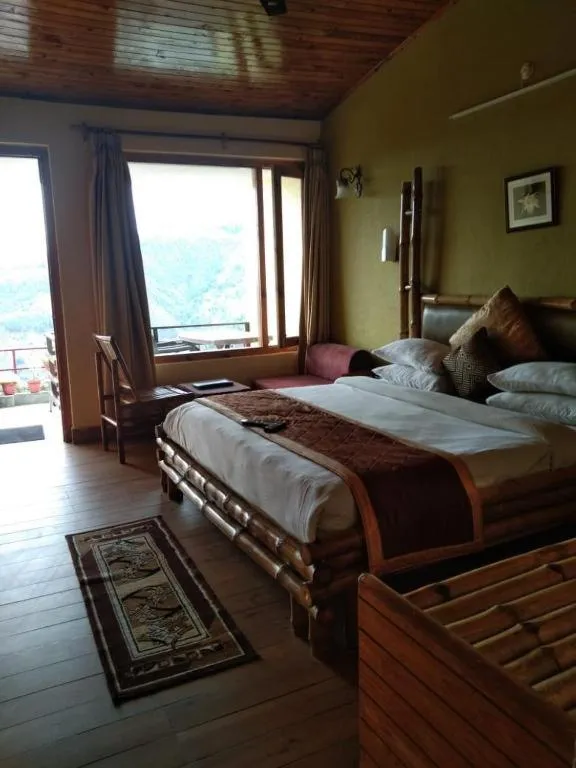Bed in Resort Heritage Kausani