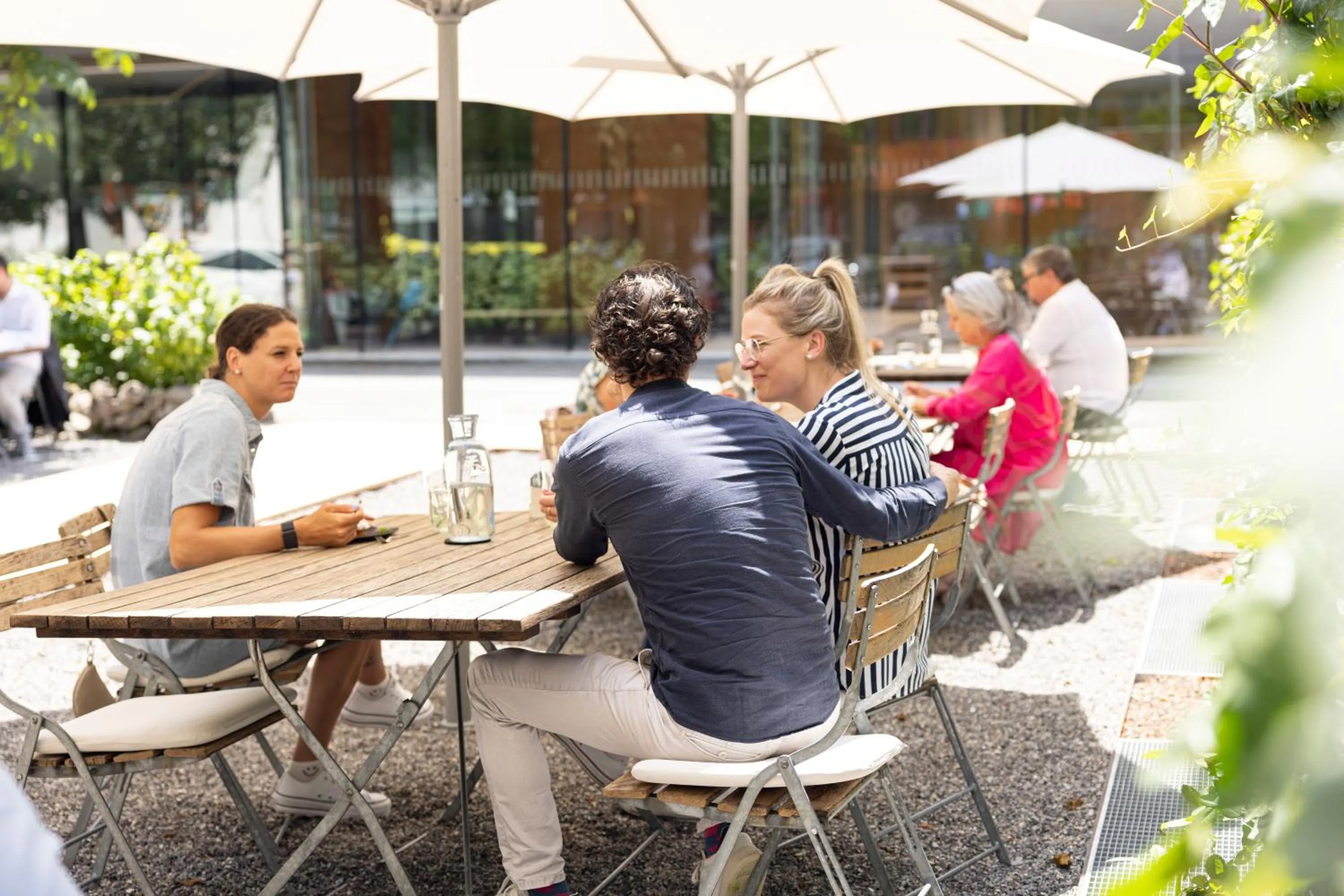 Balcony/Terrace in Biohotel Schwanen