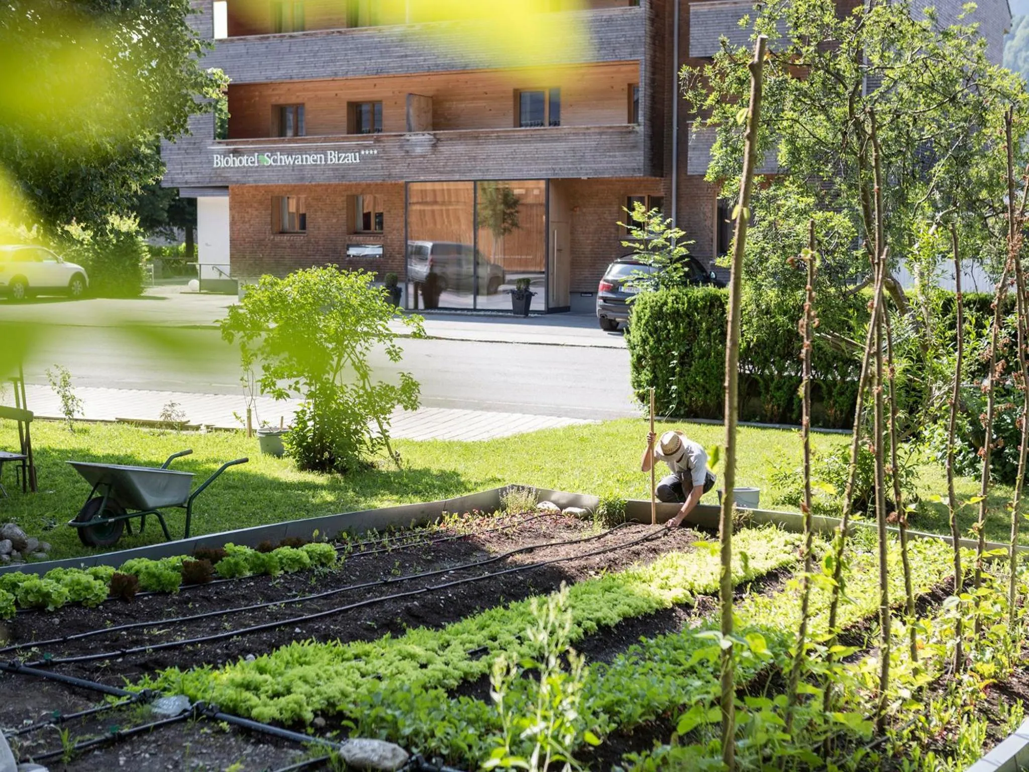 Property building in Biohotel Schwanen