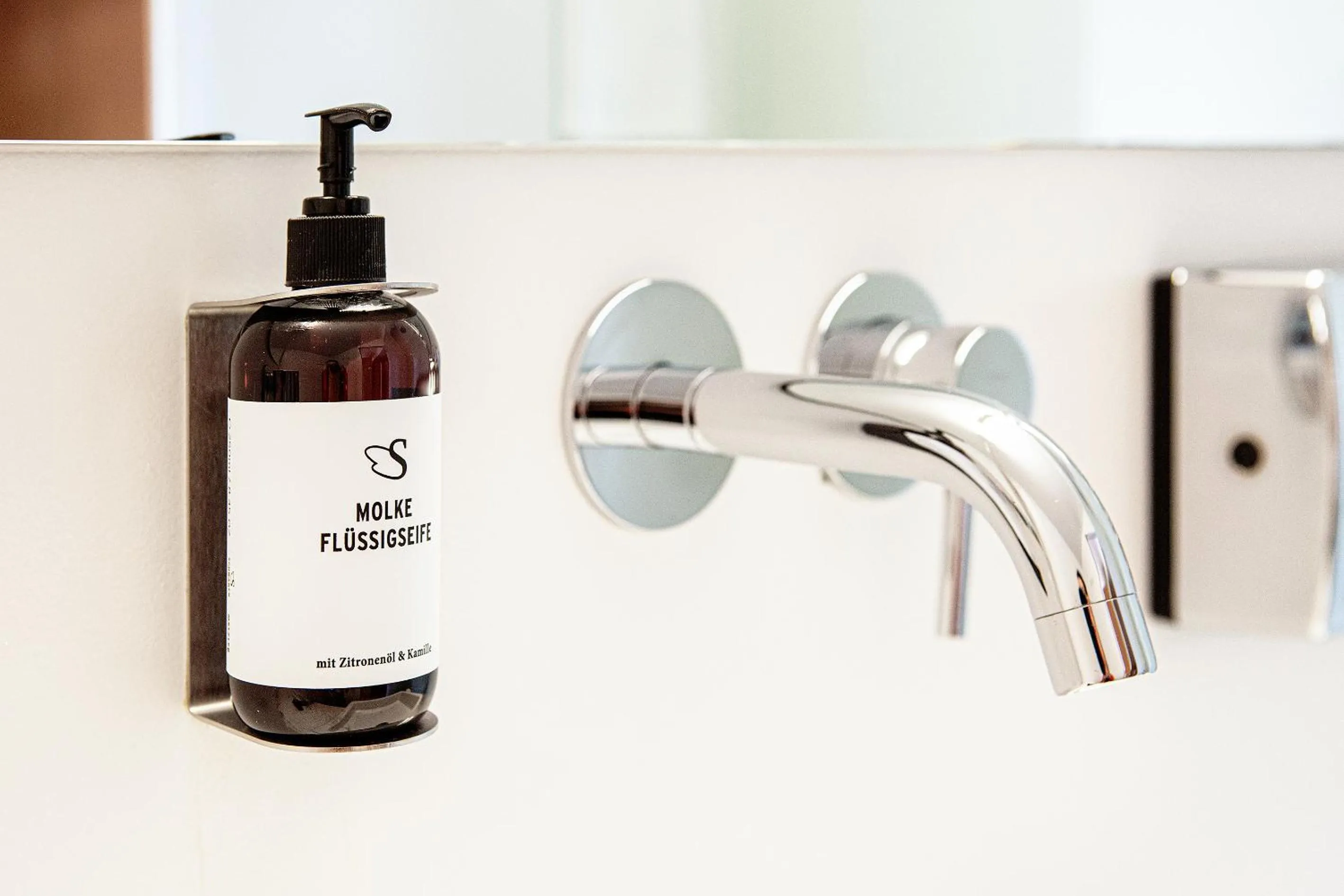 Bathroom in Biohotel Schwanen