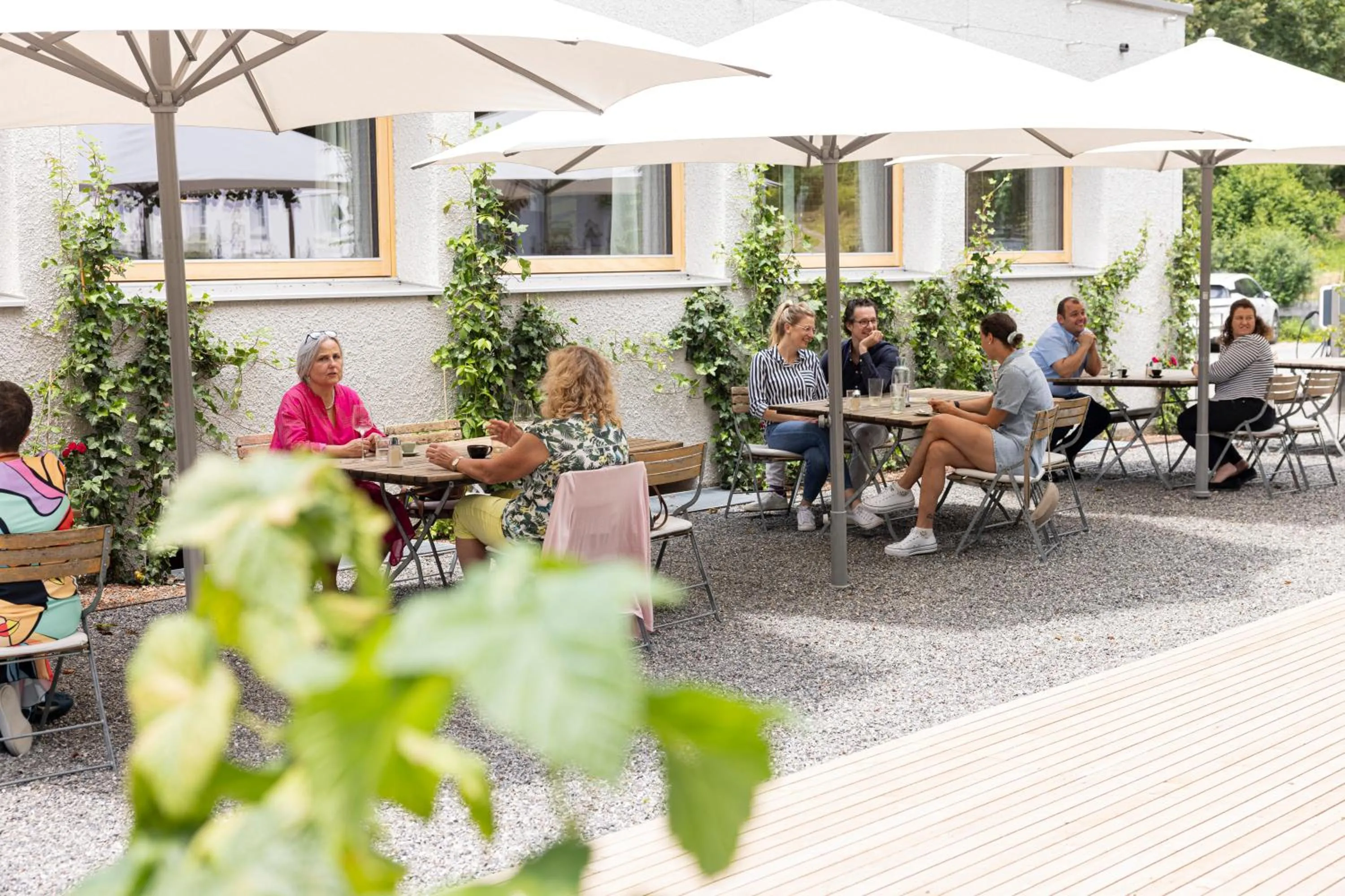 Balcony/Terrace in Biohotel Schwanen