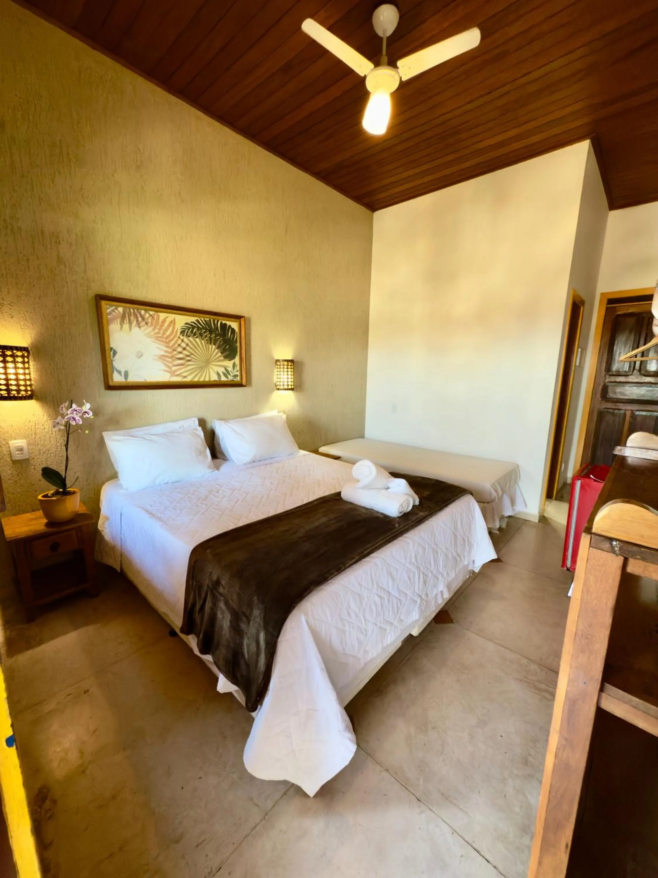 Bed in Pousada Janellas do Mar