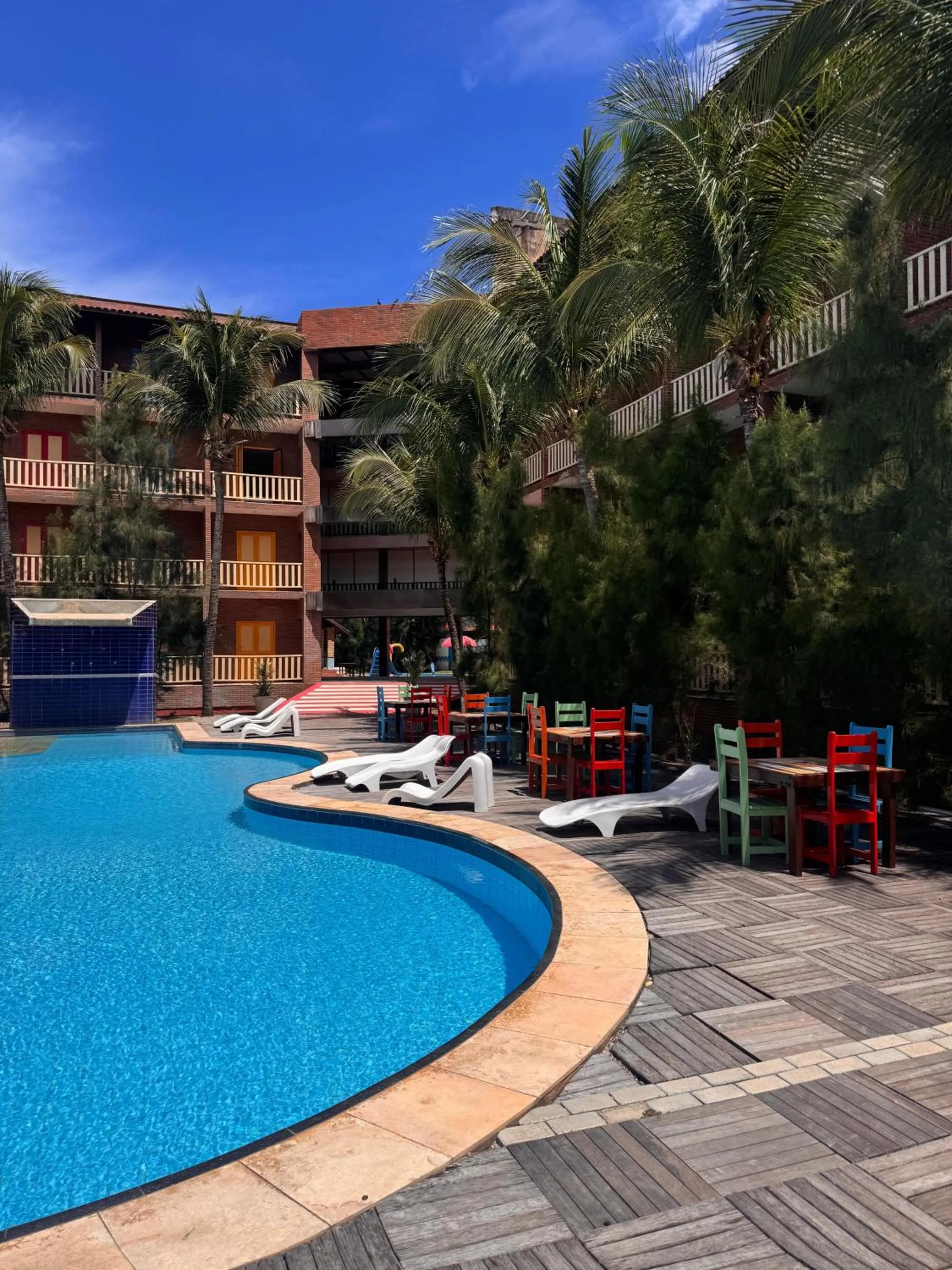 Swimming pool in Porto Futuro Hotel