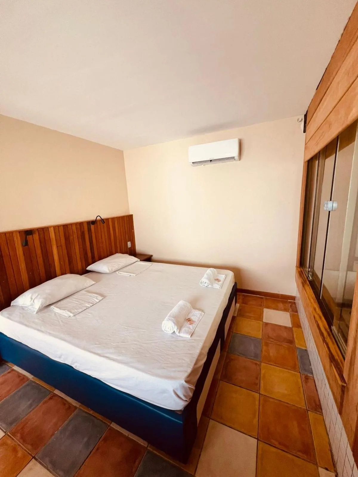 Bed in Porto Futuro Hotel