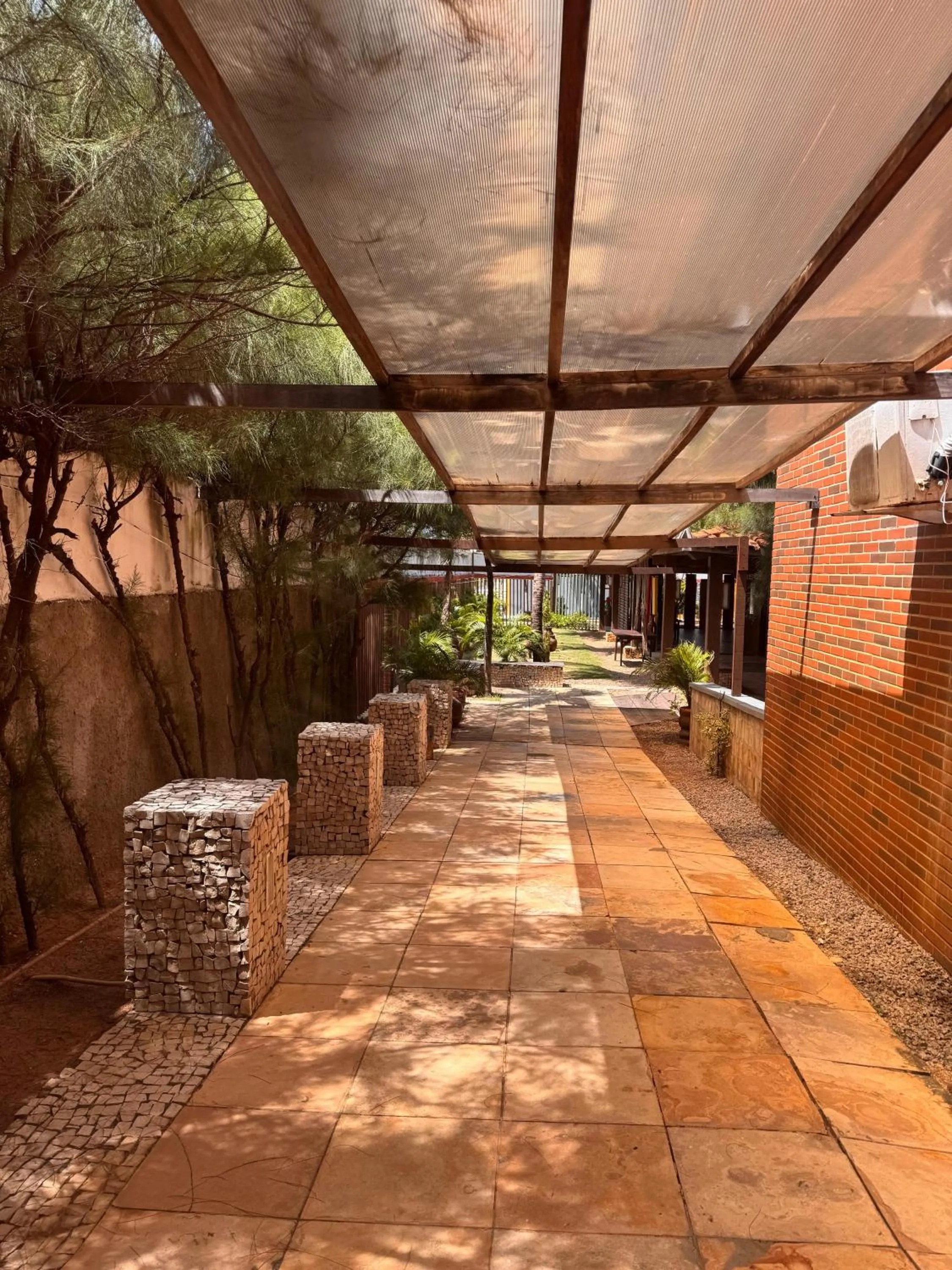 Garden in Porto Futuro Hotel