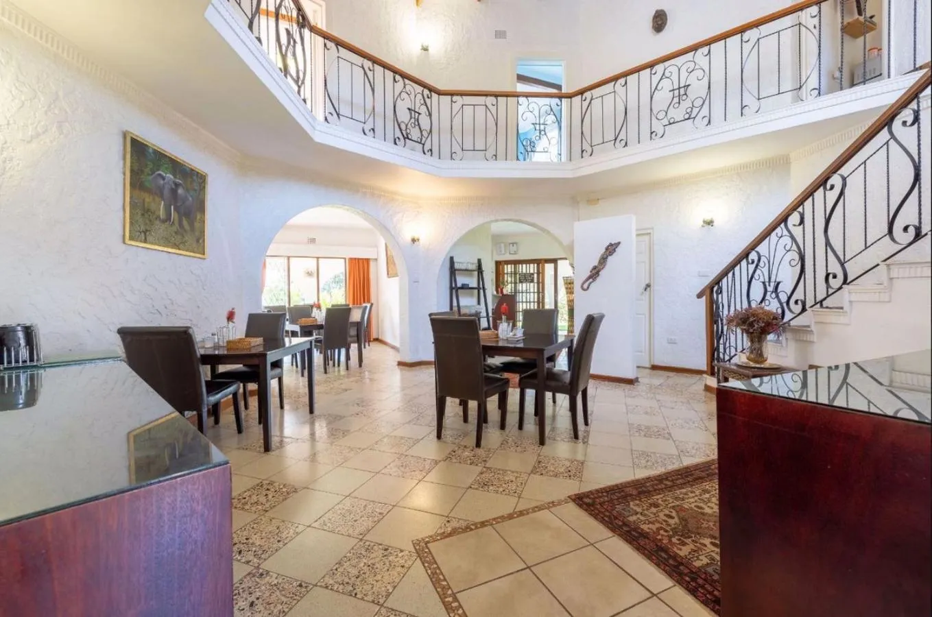 Seating area in 122 on Krantzview previously BizAfrika Guest Lodge