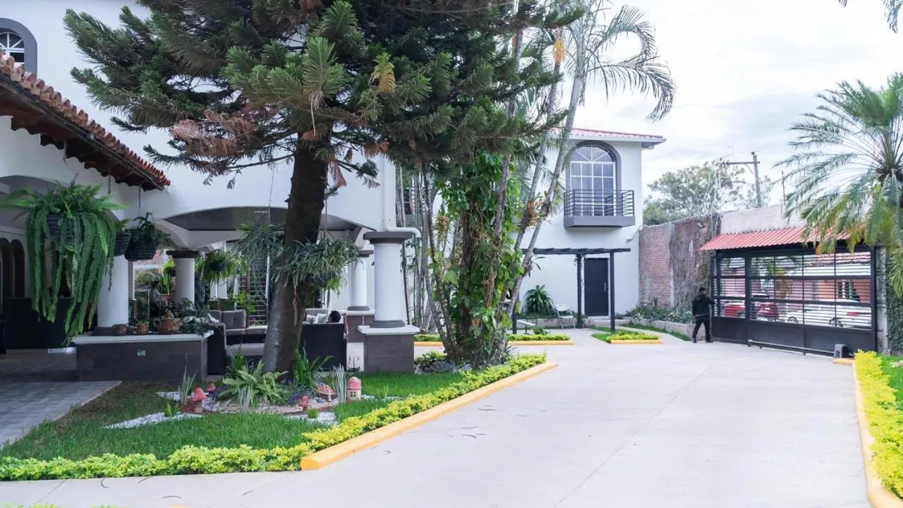 Garden view in Hotel Boutique Nueva Valladolid