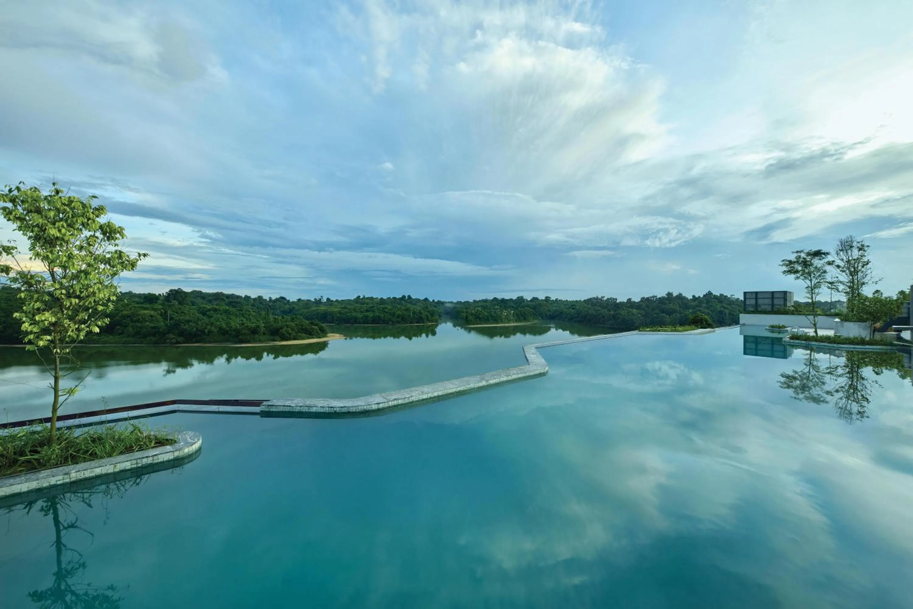 Swimming pool in Mandai Rainforest Resort by Banyan Tree