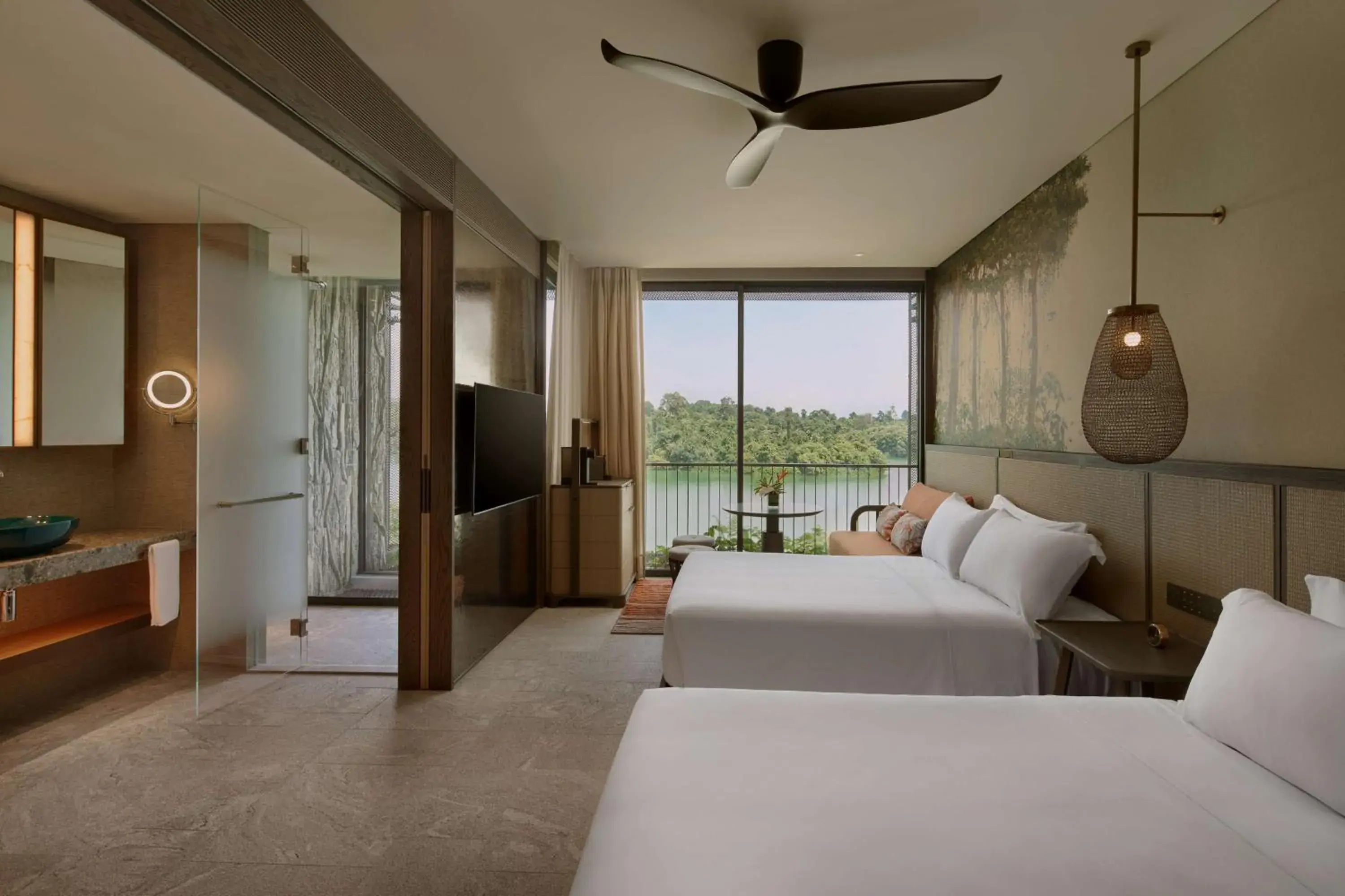 Sanctuary Double Double in Mandai Rainforest Resort by Banyan Tree Sanctuary Double Double in Mandai Rainforest Resort by Banyan Tree