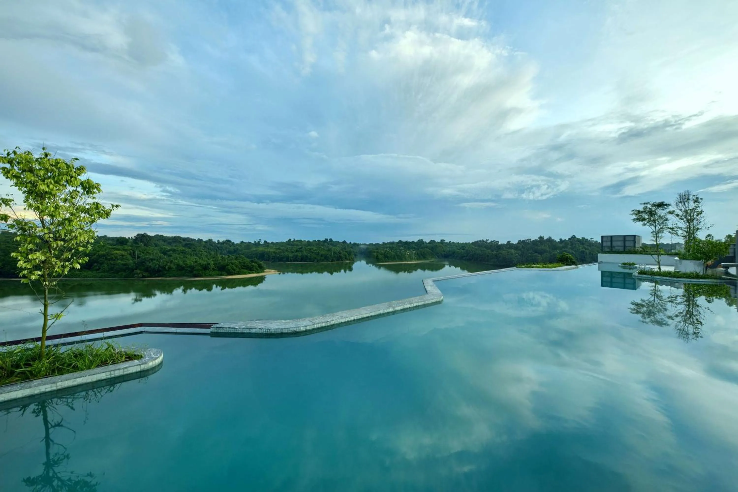 Pool view in Mandai Rainforest Resort by Banyan Tree