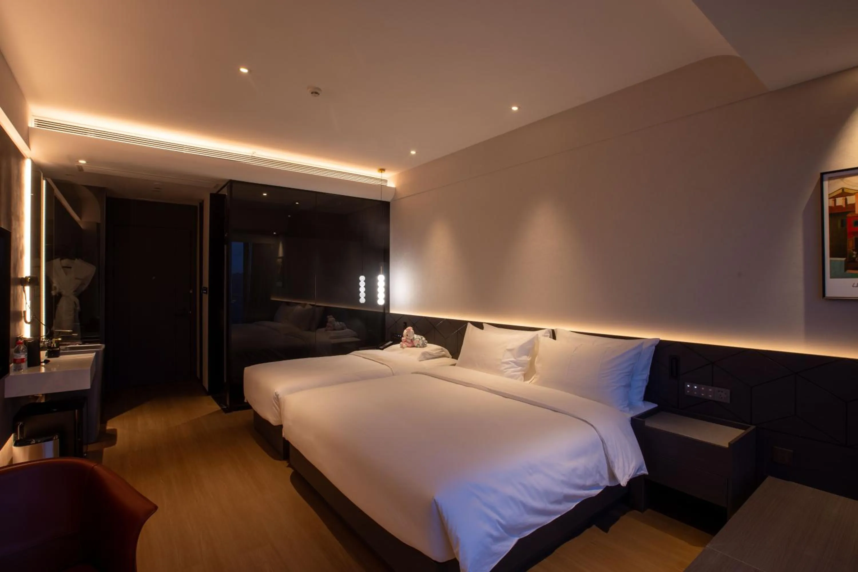 Bed in Maison New Century Hotel Cixi Hangzhou Bay