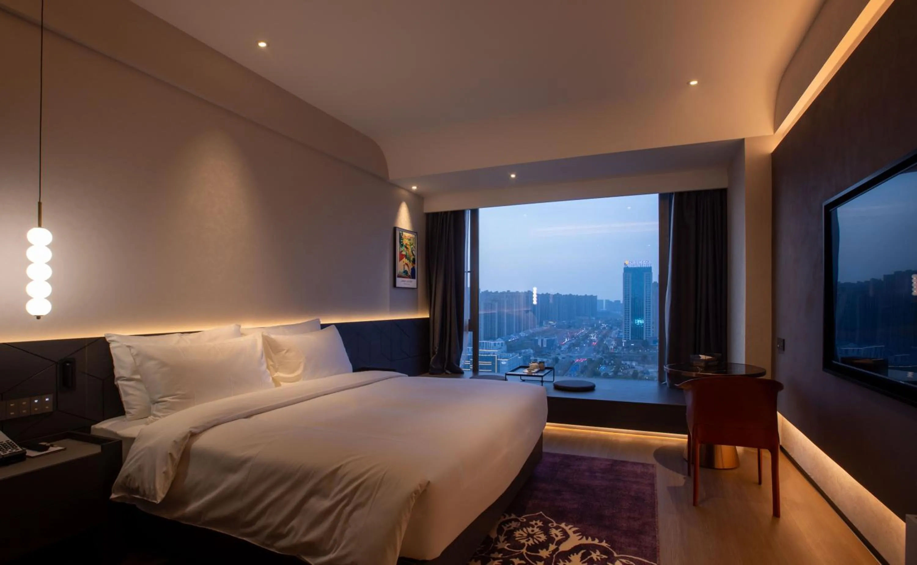 Bed in Maison New Century Hotel Cixi Hangzhou Bay