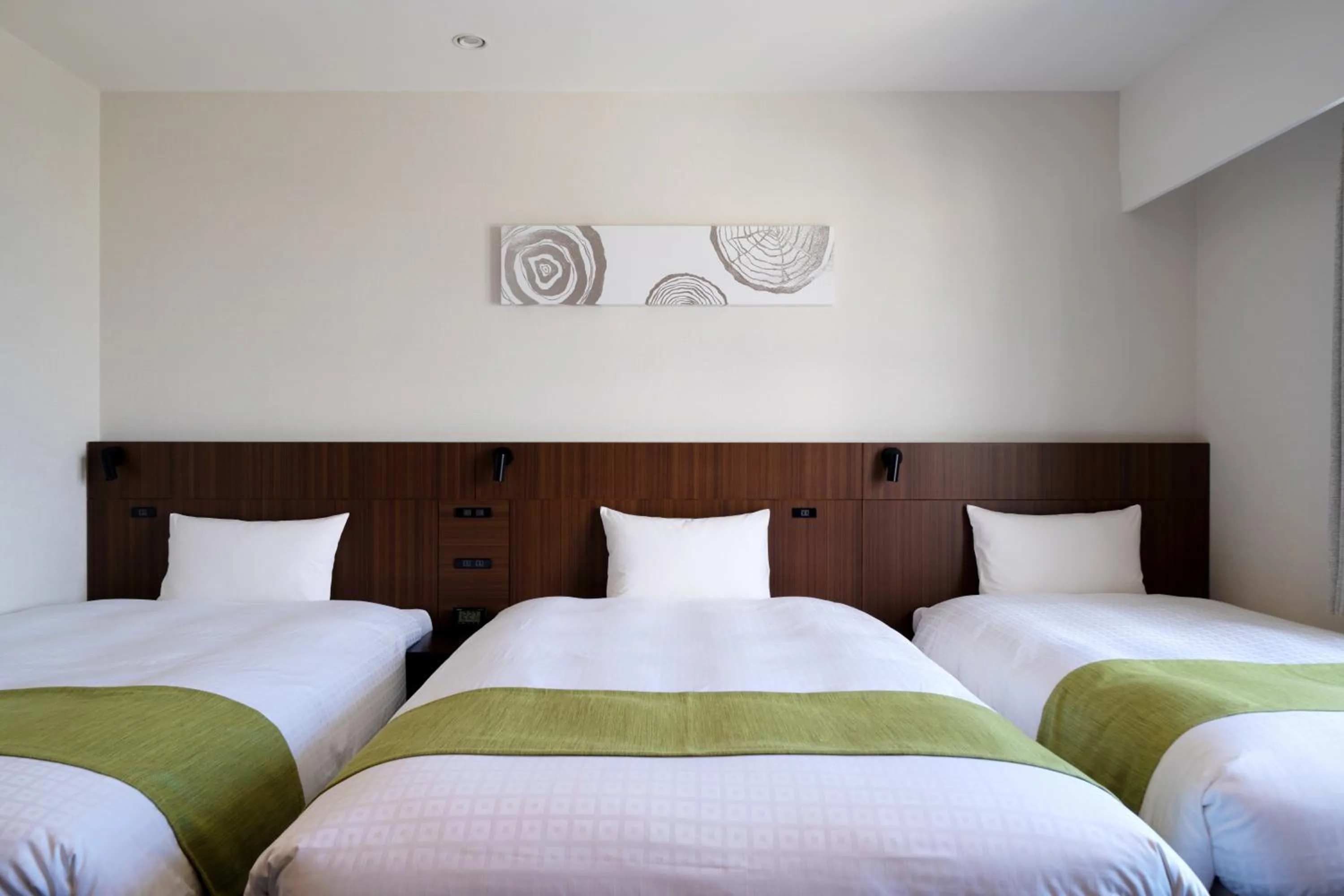 Bed in Hotel Enoe Hakodate