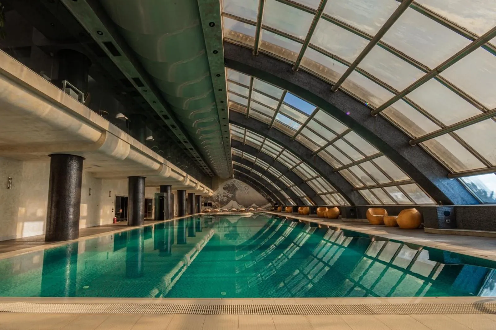 Pool view in Green City Hotel